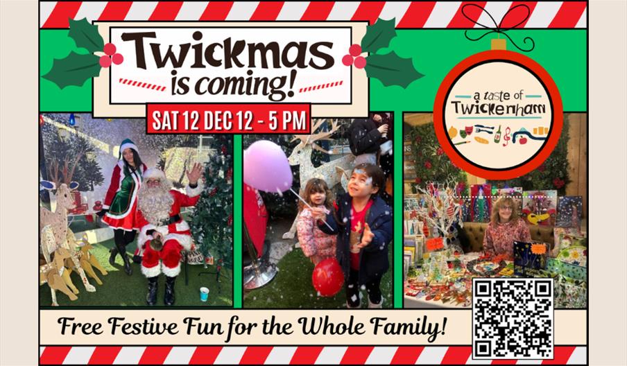 Twickmas is coming to Twickenham!   Join us for A Taste of Twickenham's 4th annual Twickmas Christmas Market at The Cabbage Patch on Saturday 12 Dece