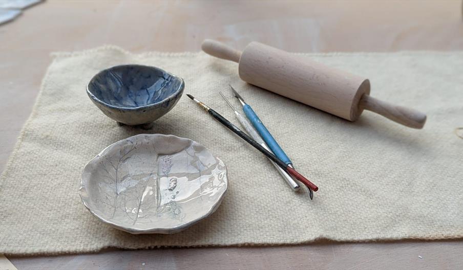 Two ceramic pots