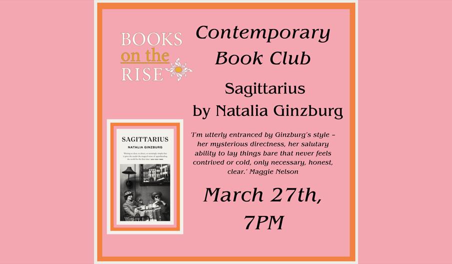 Contemporary Book Club - Sagittarius by Natalia Ginzburg