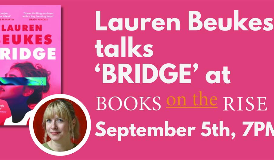 Picture of event banner of Lauren Beukes BRIDGE discussing on September 5th at 7PM