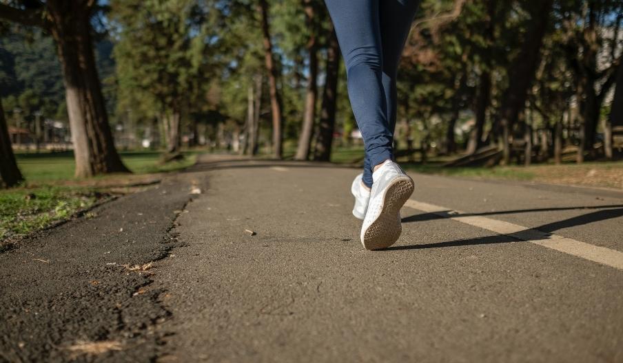 A person walking