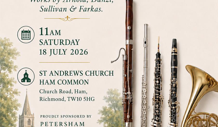 Wandle Winds Concert July 18th 11am