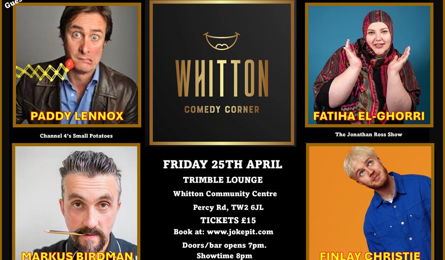 Whitton Comedy Corner - April 2025