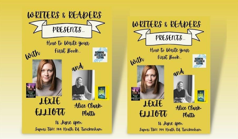 Writers and Readers Cover featuring Lexie Elliott and Alice Clark-Platts