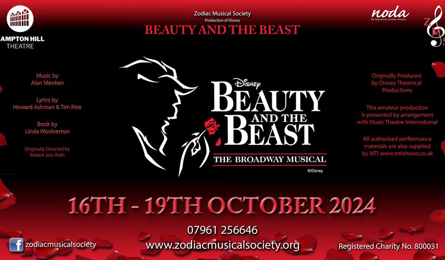 Poster for Beauty and the Beast the musical