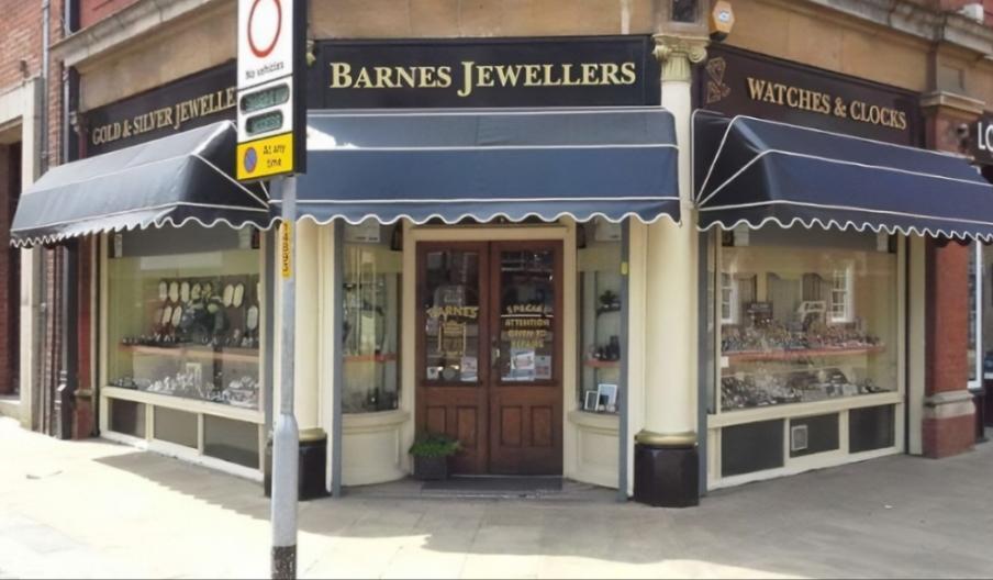 Side shot of Barnes Jewellers