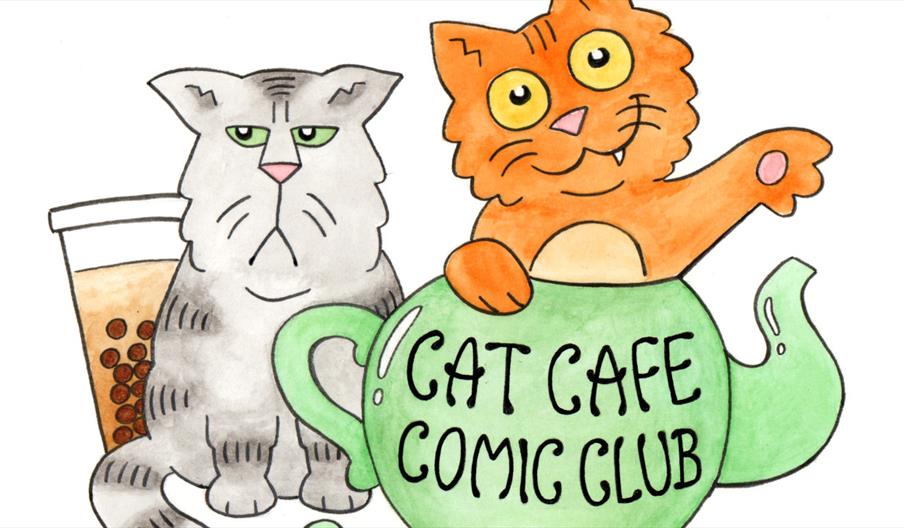An image of Cat Cafe Comic Club
