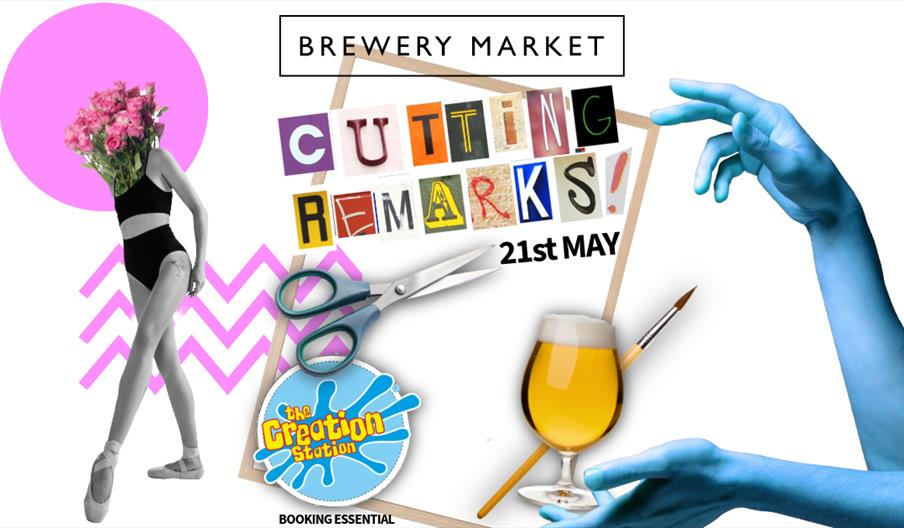 a surrealist image advertising a craft event