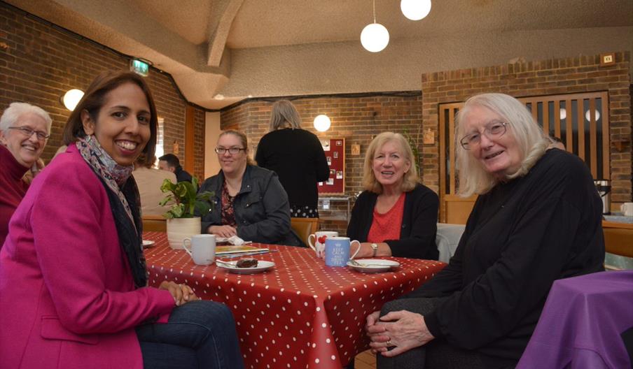 Munira Wilson at Teddington Community Cafe