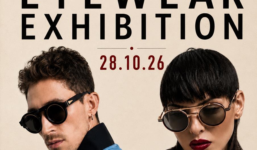 Masunaga London Takeover Eyewear Exhibition poster featuring luxury Japanese eyewear at The Optical Gallery in Twickenham.