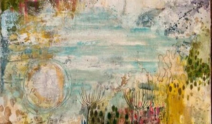 Mixed media landscapes