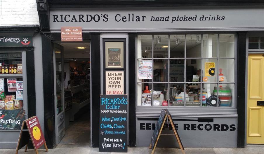 front shot of ricardo's cellar