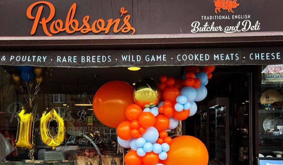 shop front - robsons
