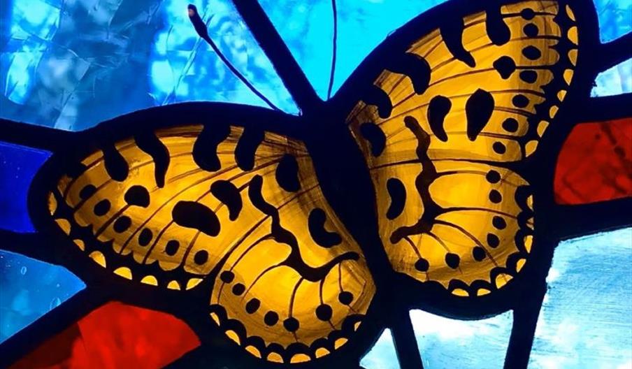 Stained glass tealight