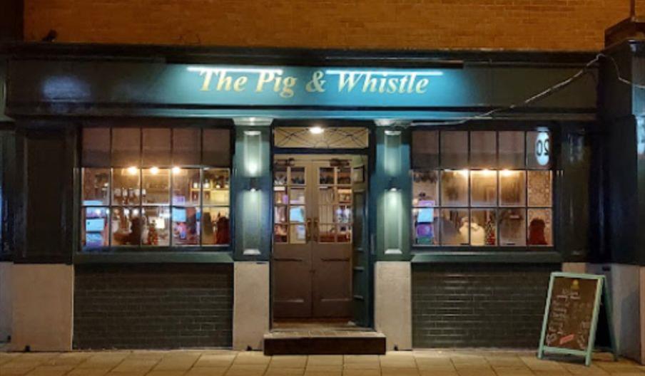 exterior shot of pig and whistle