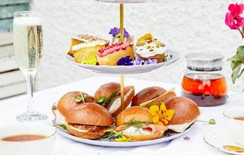 afternoon tea at the garden cafe