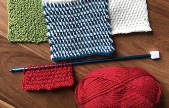 Tunisian crochet samples