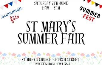 St Mary's Twickenham Summer Fair