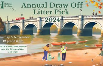 Litter Pick in Richmond riverside