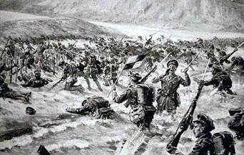 Lancashire Fusiliers Landing 25th April 1915