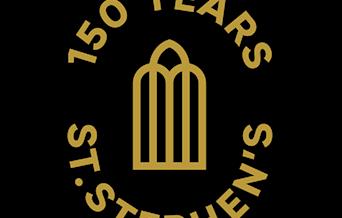 St. Stephen's 150 years anniversary logo for Exhibition