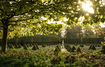 Cherry Garden at Ham House in Autumn