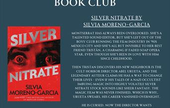 Sci Fi / Fantasy book club poster: January, Silver Nitrate