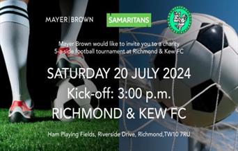 Charity 5-a-side Football Tournament at Richmond and Kew FC