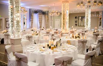 Wedding set up at Richmond Hill Hotel