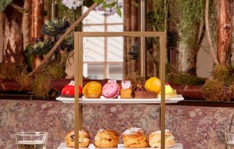 afternoon tea, champagne