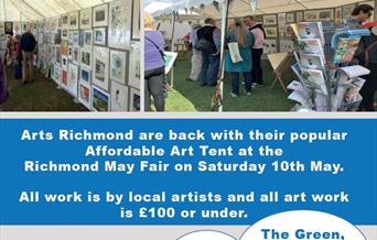 Arts Richmond Affordable Art Tent