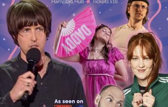 Belly Laugh Barn presents The Christmas Comedy Cabaret at Hampton Hub Club