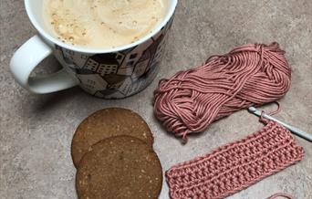 Crochet and coffee