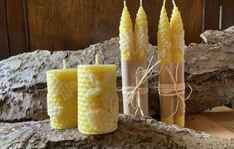 Beeswax candles