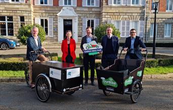 Seb Dance, Deputy Mayor for Transport, joins Cllr Gareth Roberts, Leader of Richmond Council, Cllr Alexander Ehmann, Chair of Richmond Council’s Trans