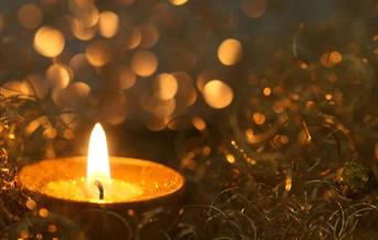 Christmas Candle Painting