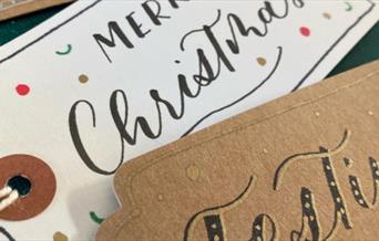Christmas Calligraphy at Chiswick House
