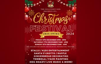 Christmas Festival Discovery Den Poster