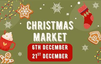 Christmas Market Hare and Moon