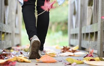 A person walking