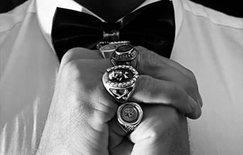 Suit & Tie in Black & White
