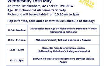 Pop-Up Dementia Information Day