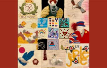 Embroidery inspired by Quilts