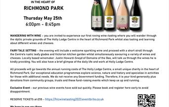 Woodland Wine Tasting poster