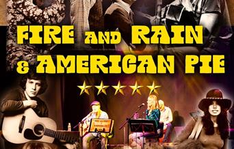 Fire & Rain & American Pie Poster