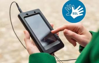 British sign language digital visitor guide