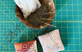 Stitched lavender bags