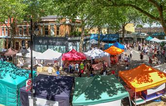 Friendly stallholders all make or grow what they sell