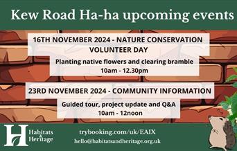 Kew road ha-ha events