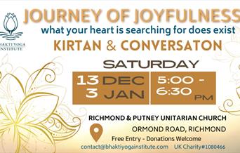 Bhakti Kirtan - Free Events Dec & Jan